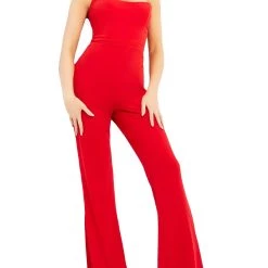 New 🔥 Jovani 👩 Womens Off-The-Shoulder Romper Jumpsuit 🌟