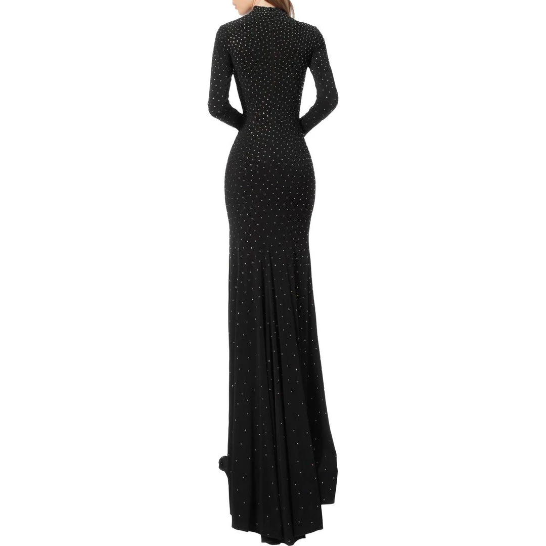 Budget ๐ Jovani ๐ฉ Womens Rhinestone Maxi Evening ๐ Dress โญ 2 Budget ๐ Jovani ๐ฉ Womens Rhinestone Maxi Evening ๐ Dress โญ - Image 2