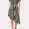 Buy ✨ Milly Natalia Linen Ots Top in Abstract Zebra - 👩 women ⌛