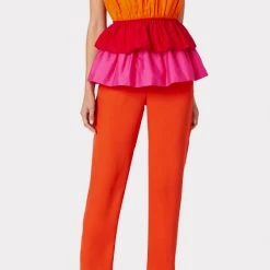 Coupon ✨ Milly Naomi Poplin Top in Watermelon Multi - 👩 women 👏