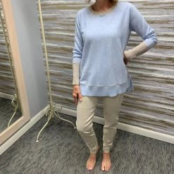 Hot Sale 🎉 Kinross Crew Neck Sweater in Sky - 👩 women ✨