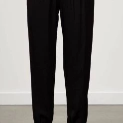 Buy 🔥 Milly Harriet Viscose Crepe Pant in Black - 👩 women ⌛
