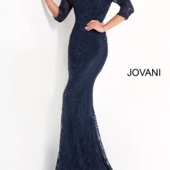 Best Pirce 🔥 Jovani 03561 in Navy - 👩 women 😀