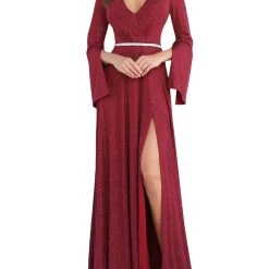 Flash Sale ❤️ Jovani 👩 Womens Rhinestone Maxi Evening 👗 Dress 🎉