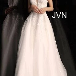 Hot Sale 🔔 Jovani Prom Long Ball Gown in Off White - 👩 women 🛒