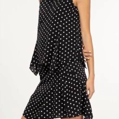 Flash Sale 💯 Milly Leslie Polka Dot Top in Black/White - 👩 women ❤️