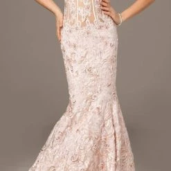 Deals 😍 Jovani Evening Mermaid 👗 Dress In Blush - 👩 women ❤️