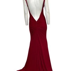 Deals 😀 Jovani Open Back Evening Gown in Burgundy - 👩 women 🛒 -Shoshanna Shop 652dfb76e5434408abe0d9b49d5aea0f a23b2d1c d785 41cf b2f5 35a9ac9321ee 1080x
