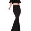Deals 💯 Jovani Two Piece Off Shoulder With 👗 Skirt in Black - 👩 women 😍