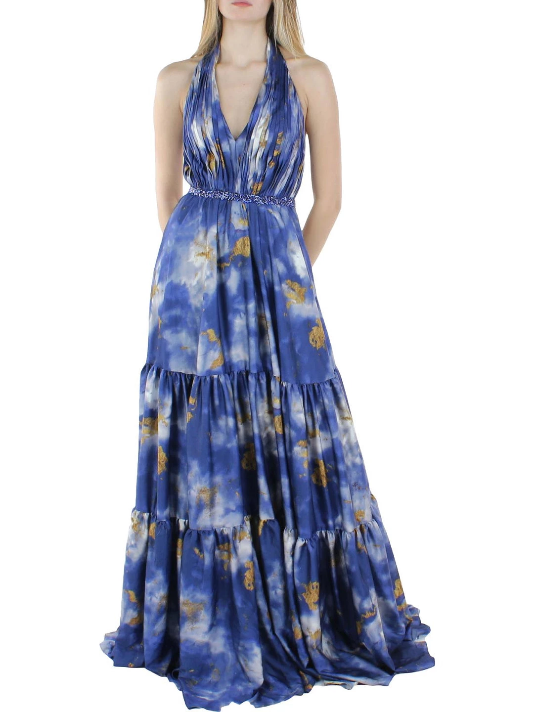 Buy ⌛ Jovani 👩 Womens Embellished Maxi Halter 👗 Dress 😍 1 Buy ⌛ Jovani 👩 Womens Embellished Maxi Halter 👗 Dress 😍