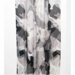 Discount 😍 Kinross Stained Glass Floral Print Scarf in Black - 👩 women 👏