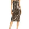 Hot Sale ❤️ Milly Kaia 👩 Womens Sequined Leopard Print Cocktail and Party 👗 Dress 🌟