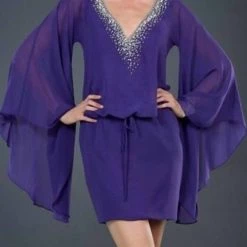 Deals 🌟 Jovani Cocktail 👗 Dress in Purple - 👩 women 🥰