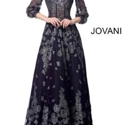Cheapest 💯 Jovani 66355A in Purple/Silver - 👩 women 😍