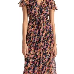 Outlet 💯 Shoshanna Mackenzie 👗 Dress in Jet Multi - 👩 women 🎁