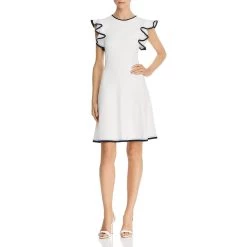 Outlet 😀 Shoshanna Saya 👩 Womens Striped Mini Party 👗 Dress 🎁