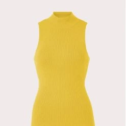 Budget 🥰 Milly Rib Turtleneck Shell Top in Ogy - 👩 women 🛒