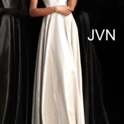 Best Sale ❤️ Jovani Ball Gown in Silver With Gold Tones - 👩 women 😍