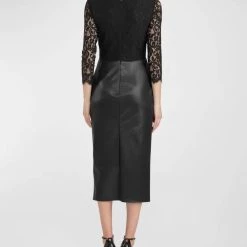 Outlet 🎉 Shoshanna Sadie Leather And Lace 👗 Dress in Jet - 👩 women ⭐ -Shoshanna Shop e9df44433b8b445a85410dbf0af97eef 052eb7ae ab4f 474c ae6c cd1174efaf8e 1080x